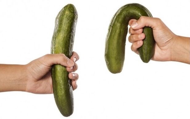 hyvä ja heikko teho käyttämällä kurkkujen esimerkkiä