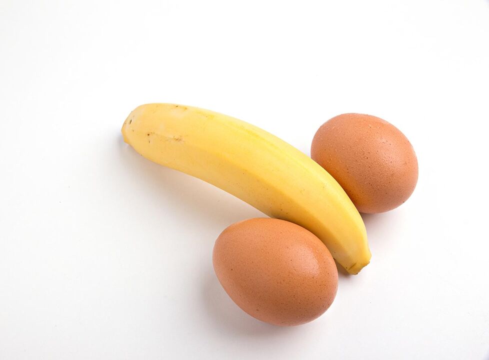 kananmunia ja banaania tehon lisäämiseksi
